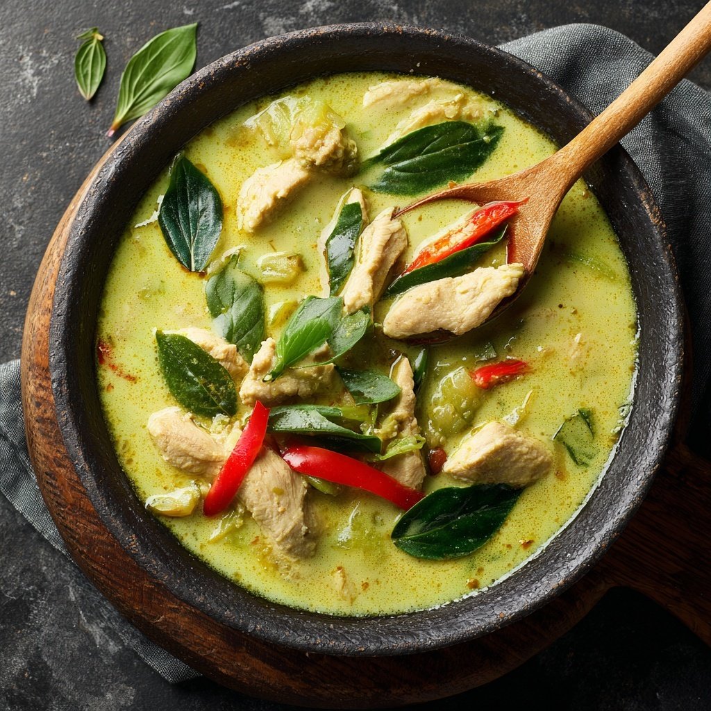 Thailändisches Grünes Curry mit Huhn