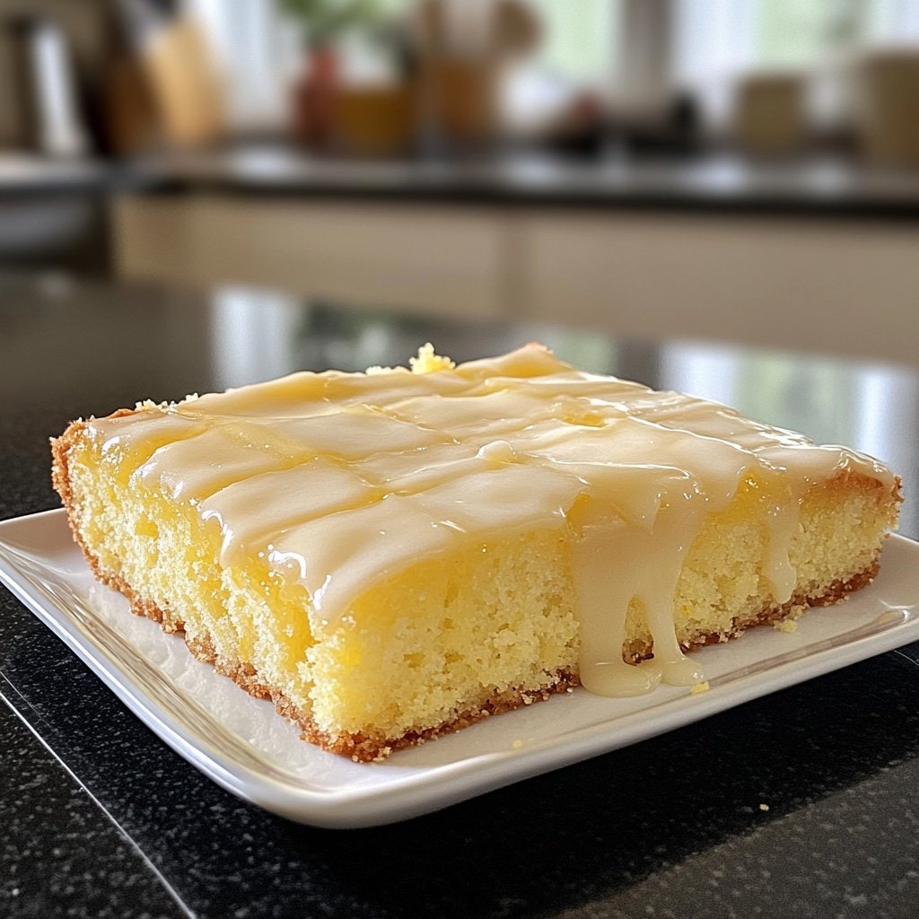 Zitronenkuchen zum Einfrieren