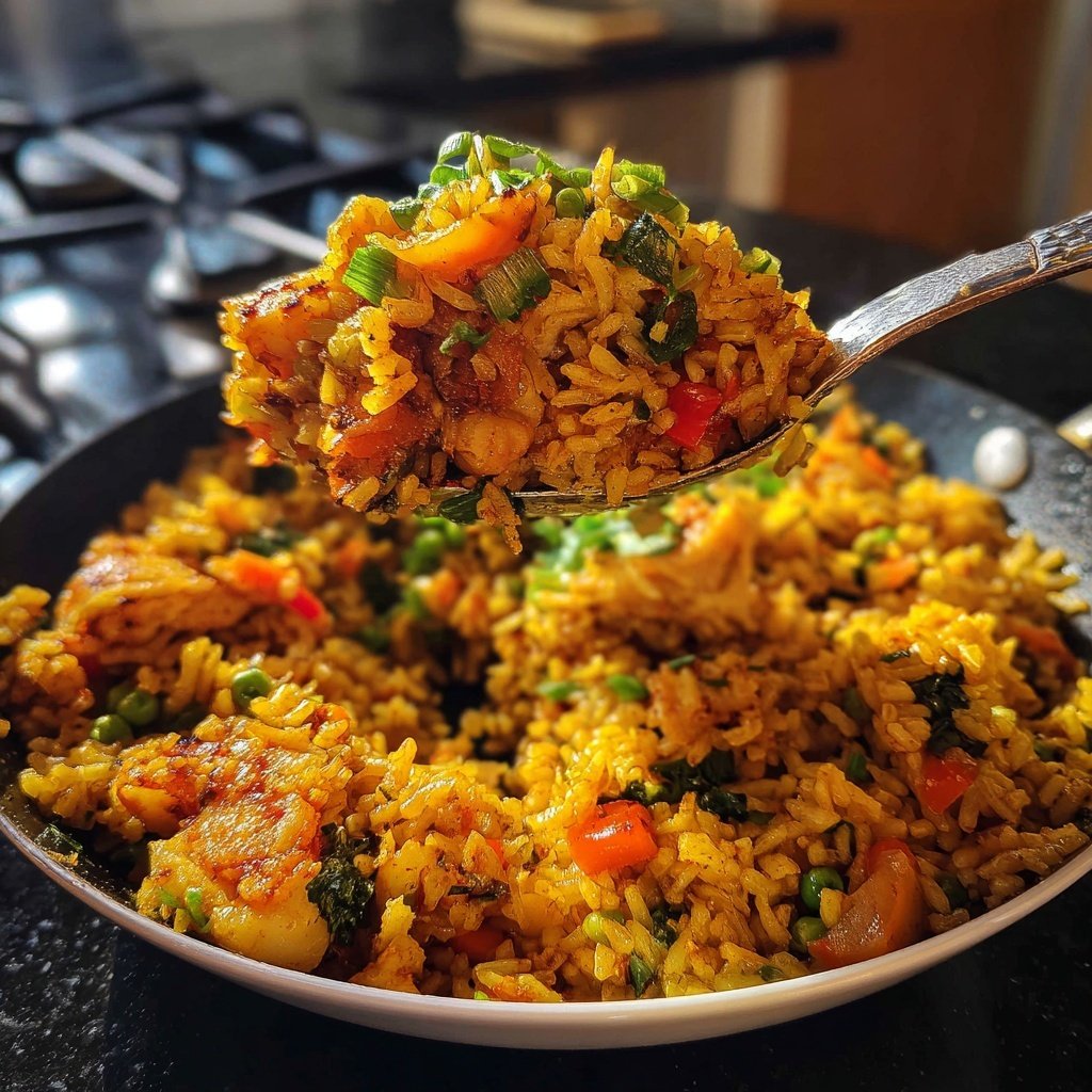 Gebratener Reis mit Gemüse