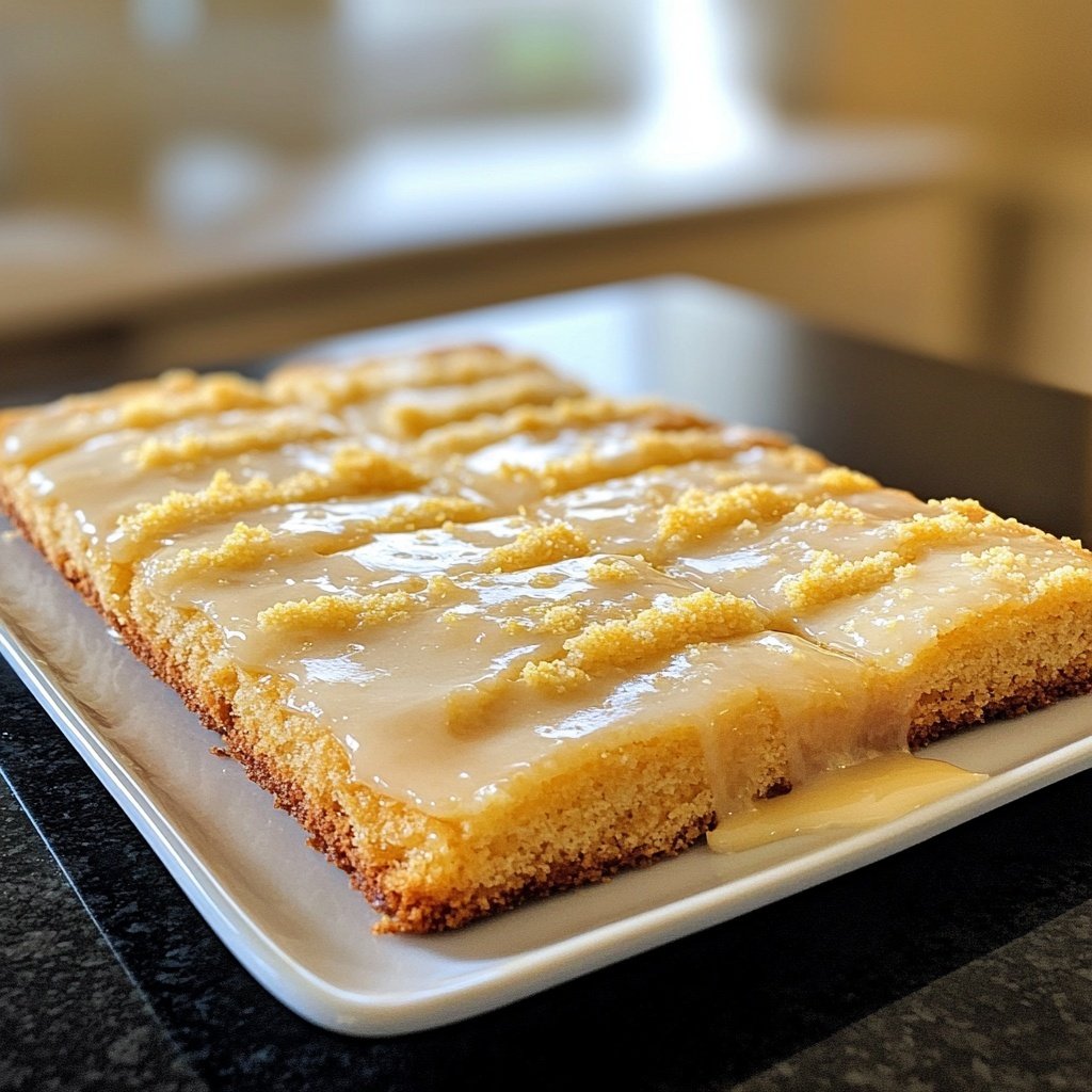 Zitronenkuchen mit Grieß