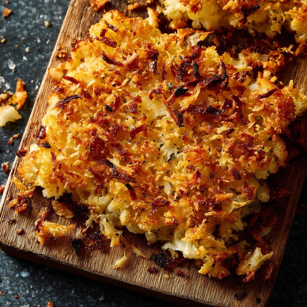 Blumenkohl aus dem Ofen knusprig