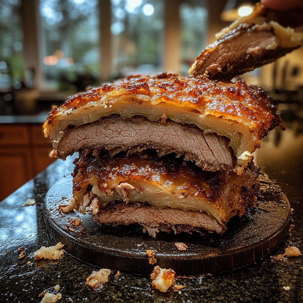 Rouladen-Schichtbraten