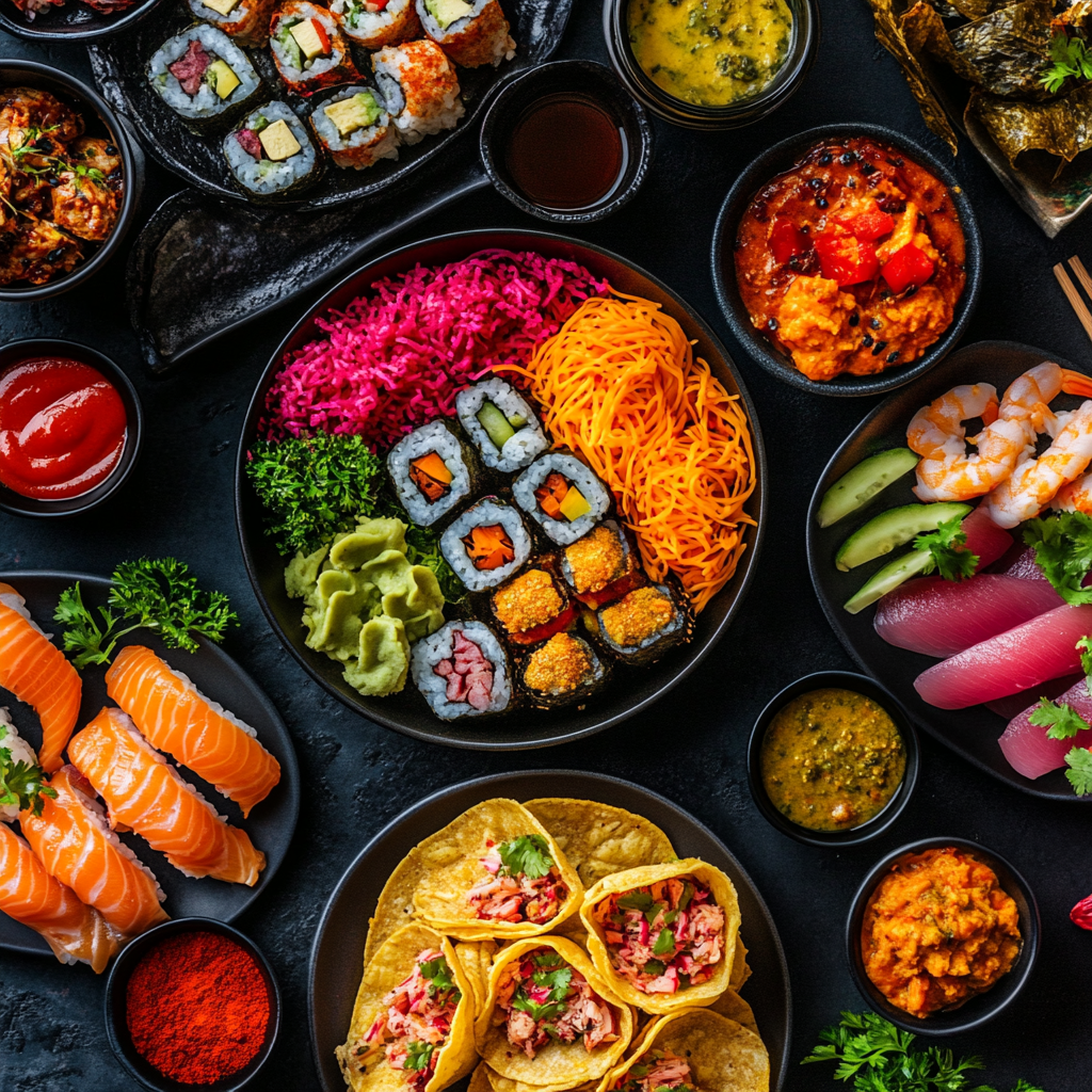 Alltägliche internationale Küche-Favoriten