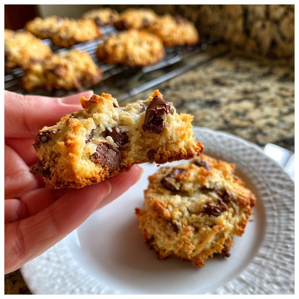 Cookies mit Kokos und Schokolade