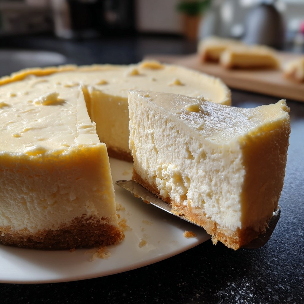 Käsekuchen ohne Boden und Zucker